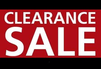 CLEARANCE SALE