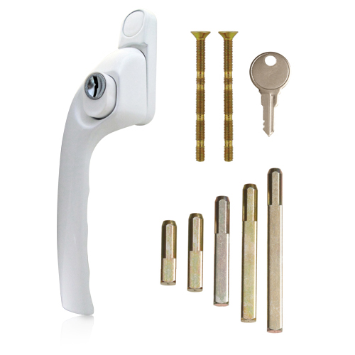 UPVC window handles offset